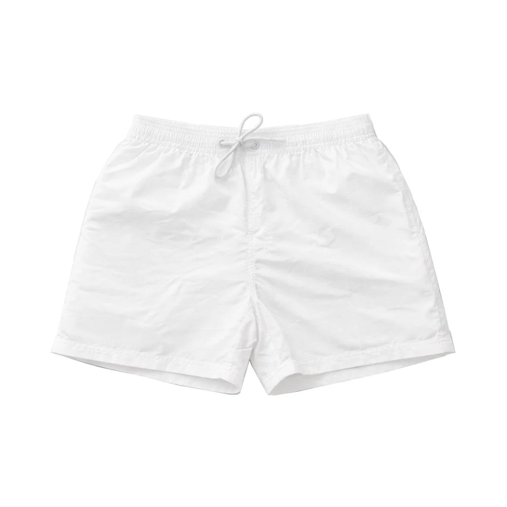 Aquascutum Mannelijk Wit Badmode Heren, 2XL, Polyester, Zwemshorts