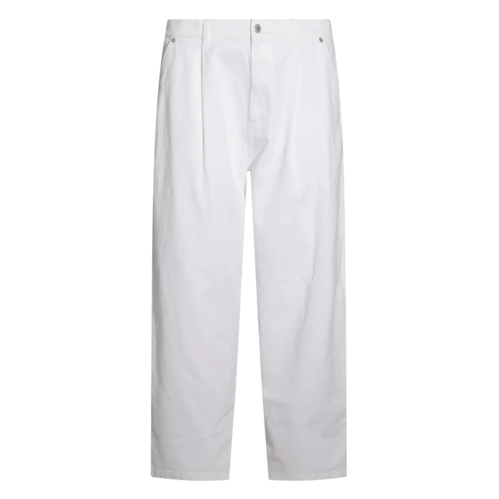 Moschino Witte Broek White Heren