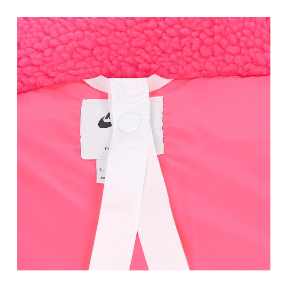 Nike Hoge Pile Jas voor Dames Pink Dames