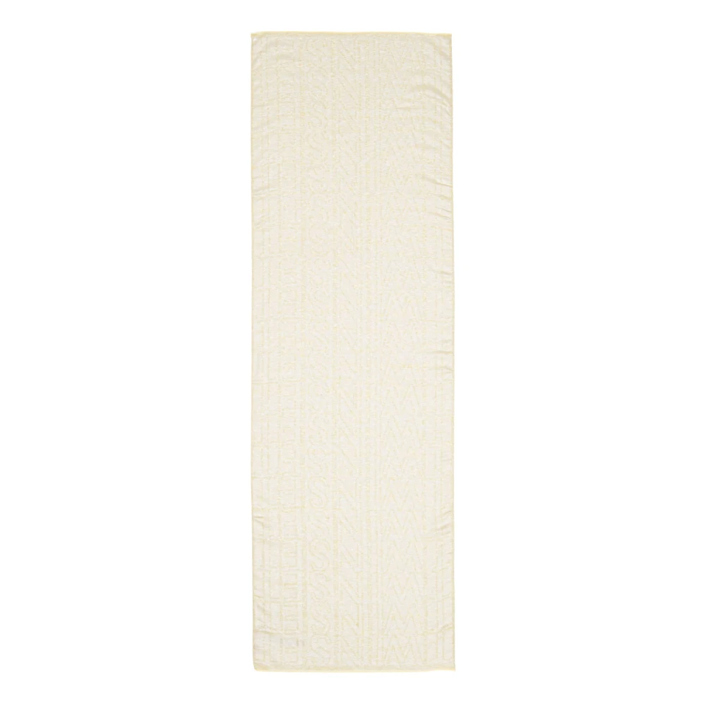 Twinset Gouden Jacquard Franje Rechthoekig Ontwerp Yellow Dames