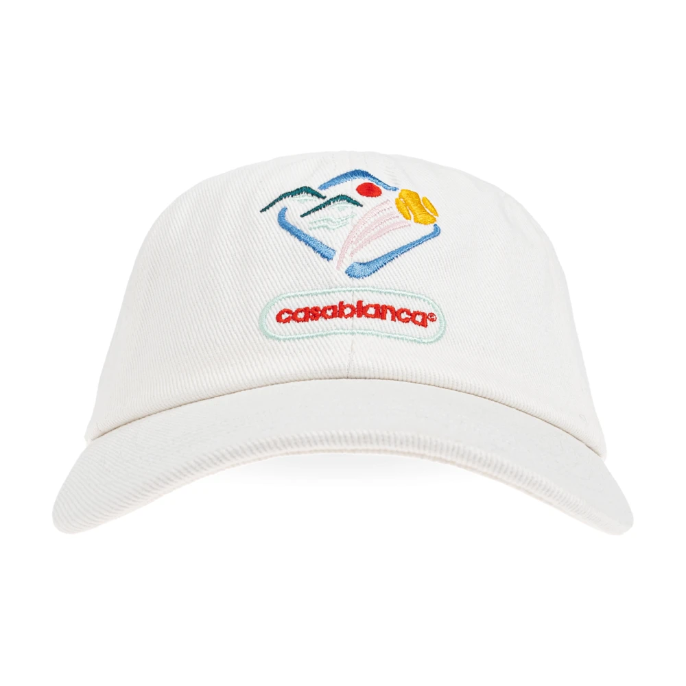 Casablanca Unisex White Baseball Cap