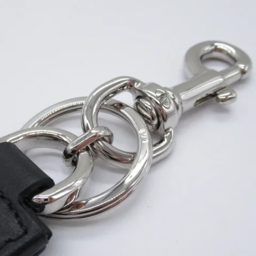 Valentino Vintage Pre-owned Leather key-holders Black Dames