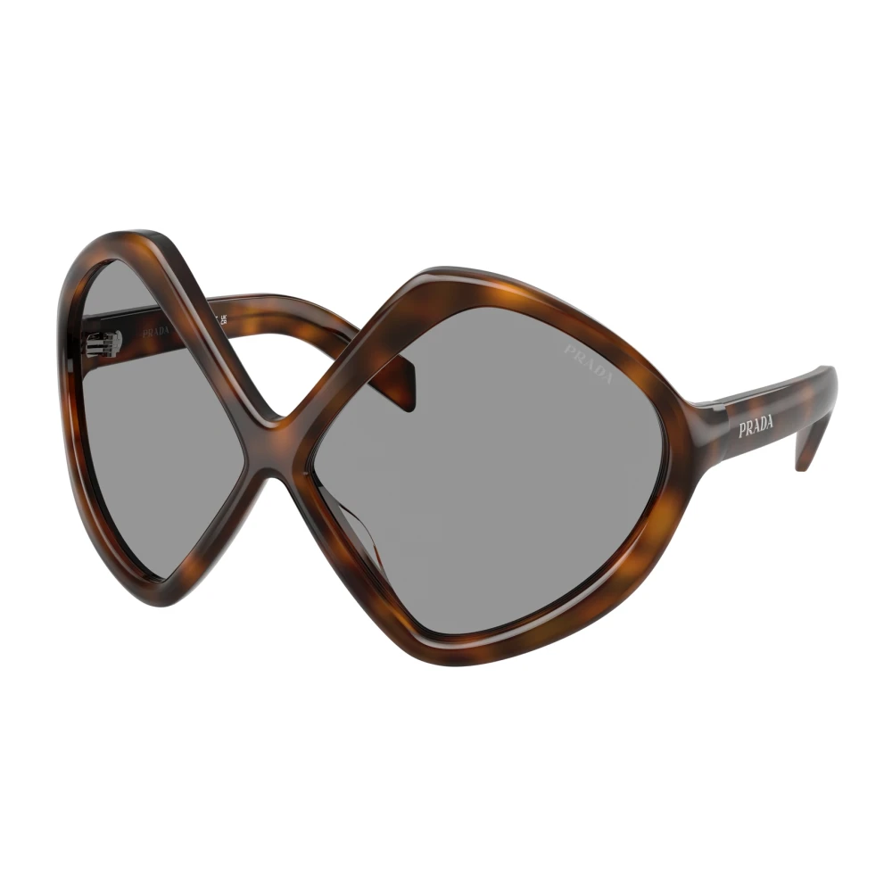 Prada Women's Brown Sunglasses,, Stylish Sunglasses In Blue Gradient Medium