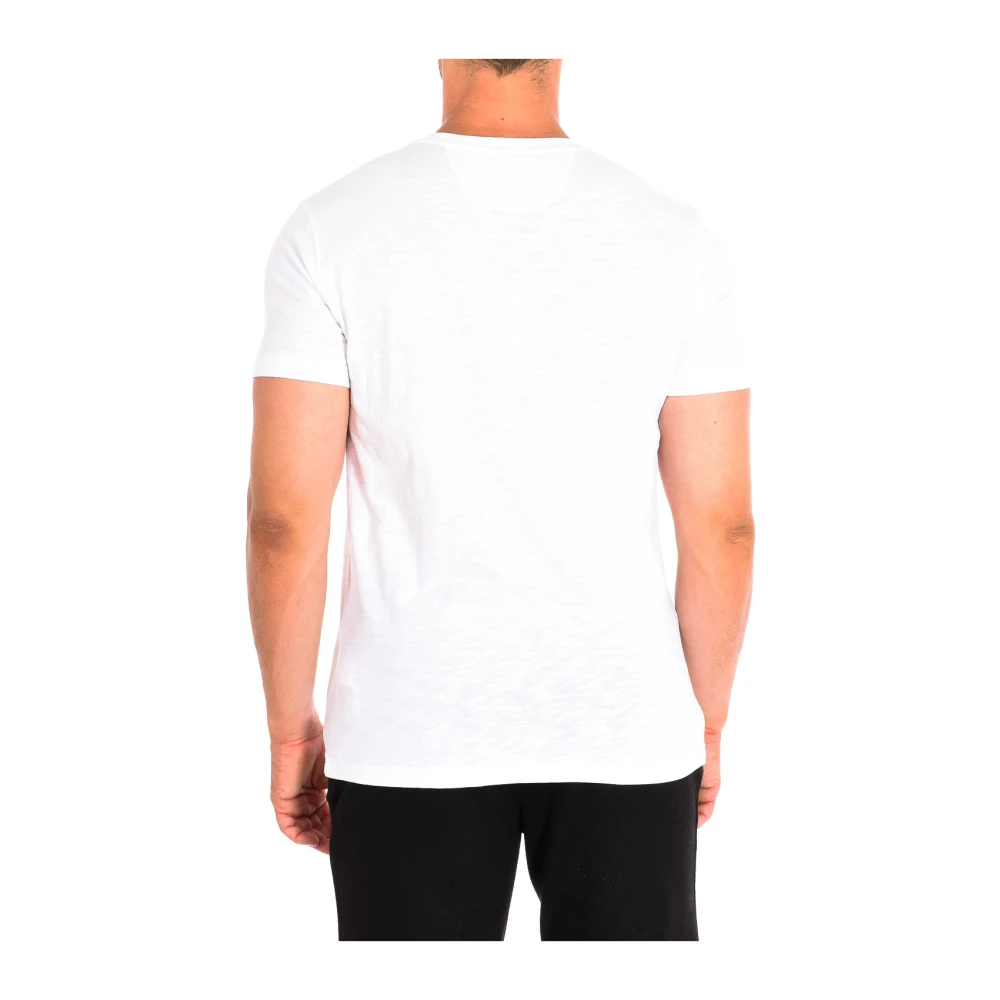 LA MARTINA Wit T-shirt met korte mouwen White Heren