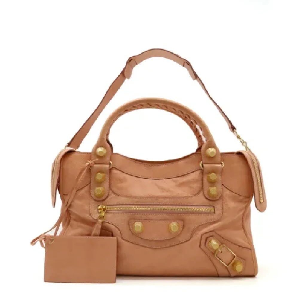 Balenciaga Vintage Pre-owned Leather balenciaga-bags Pink Dames