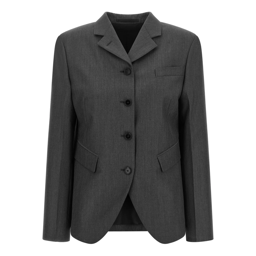 Jil Sander , Blazers, Female, Gray, Xs, Formal Blazers