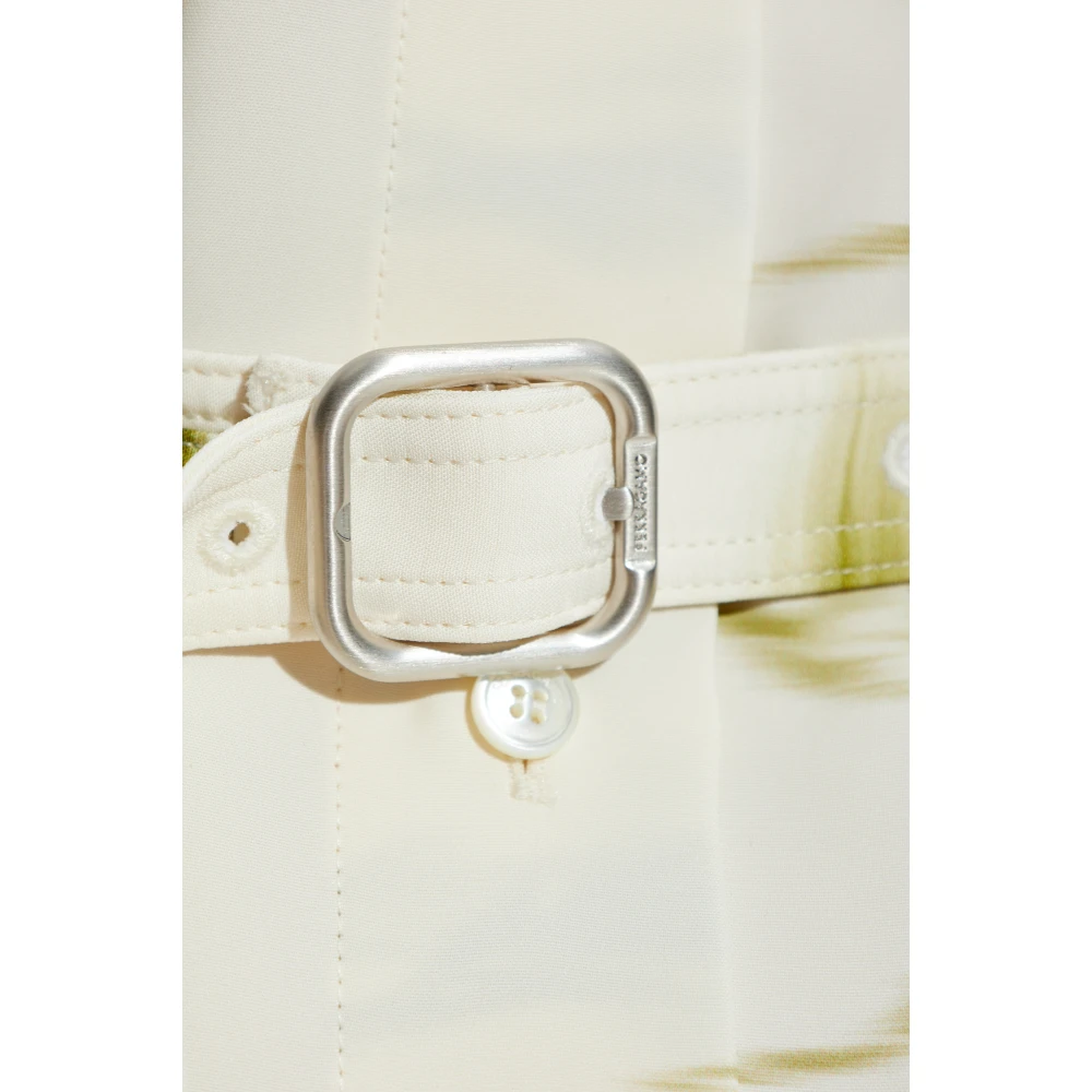 Salvatore Ferragamo Jurk met zakken Beige Dames
