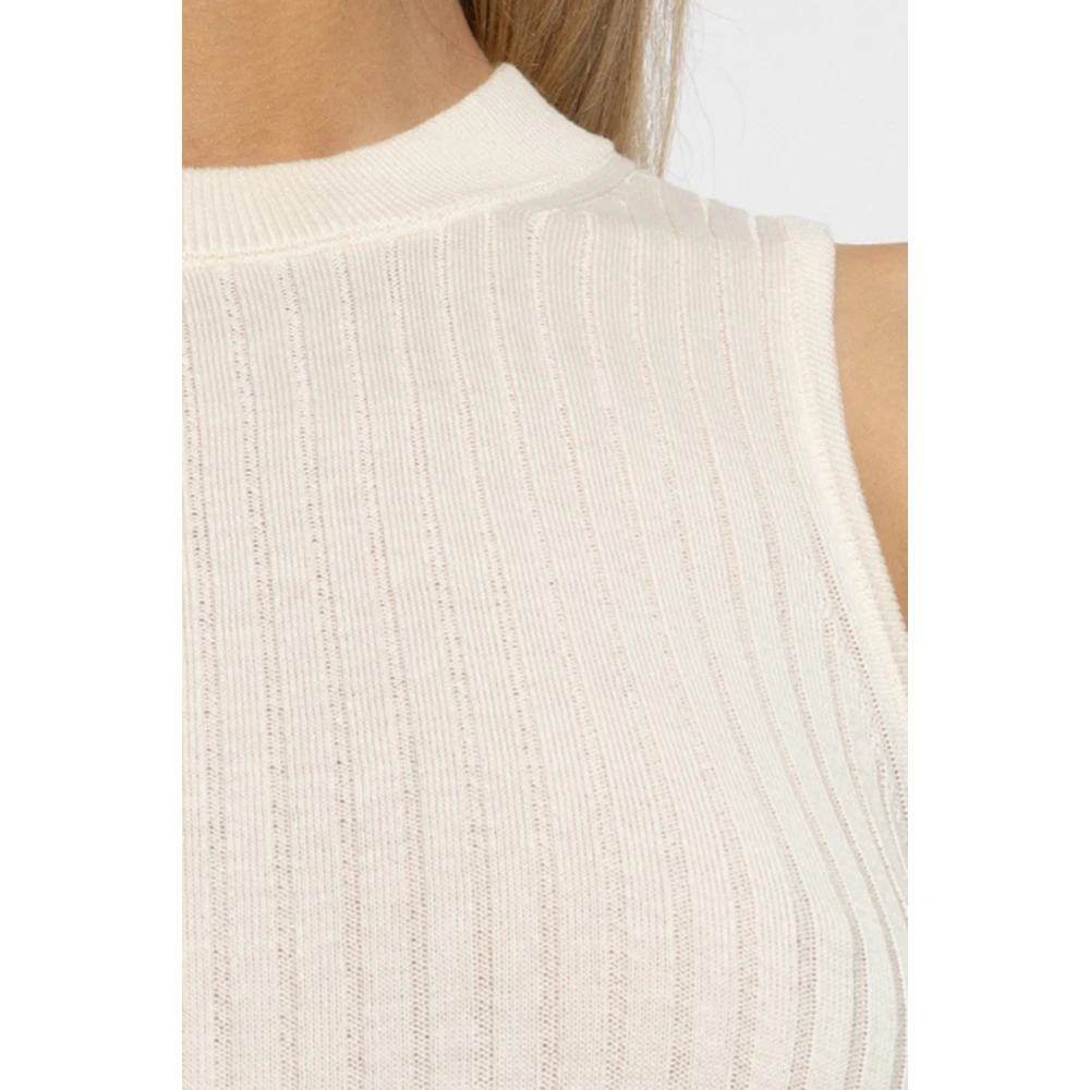Birgitte Herskind Ribbed Top Anna Beige Dames