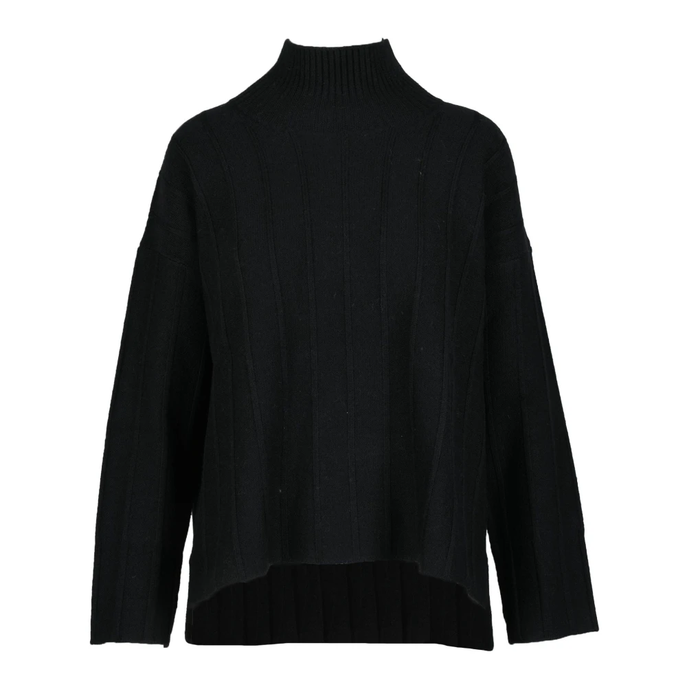 Max Mara Wollen trui van zuivere wol Black Dames