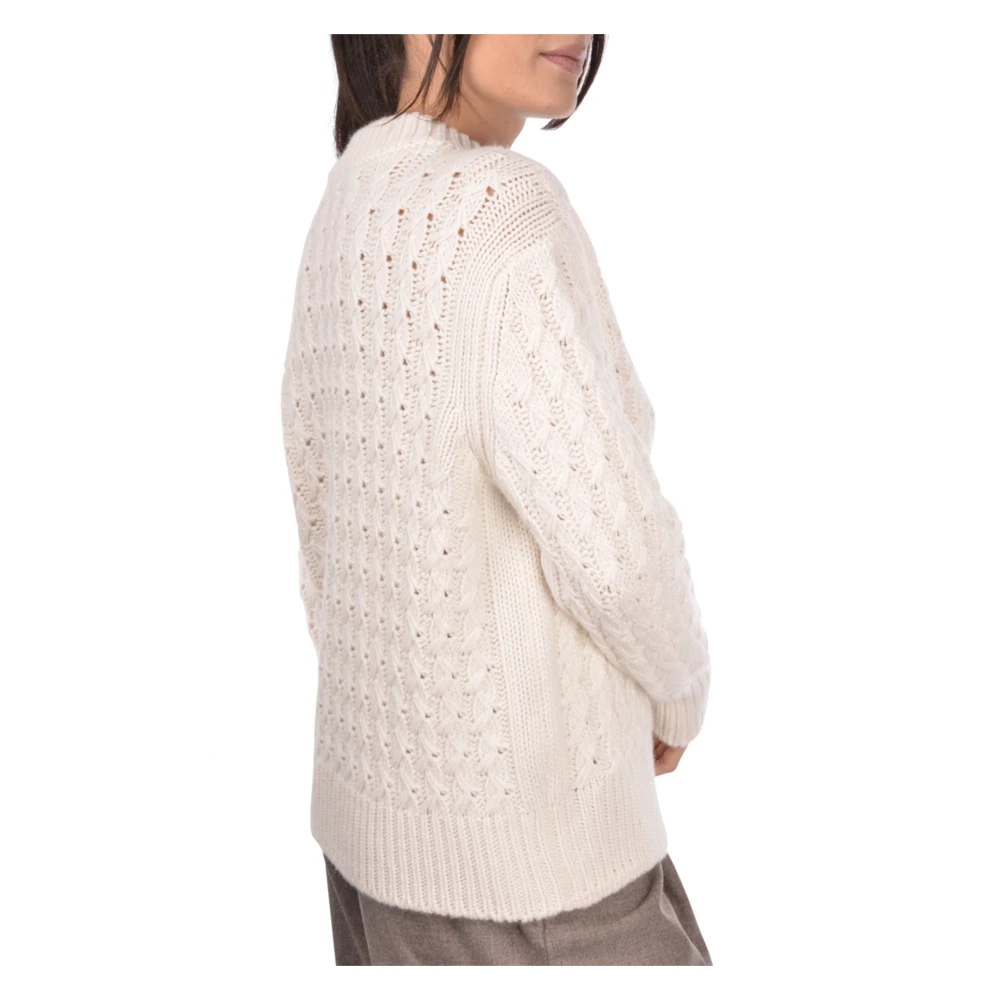 Gran Sasso Stijlvolle Lupetto Trui Beige Dames