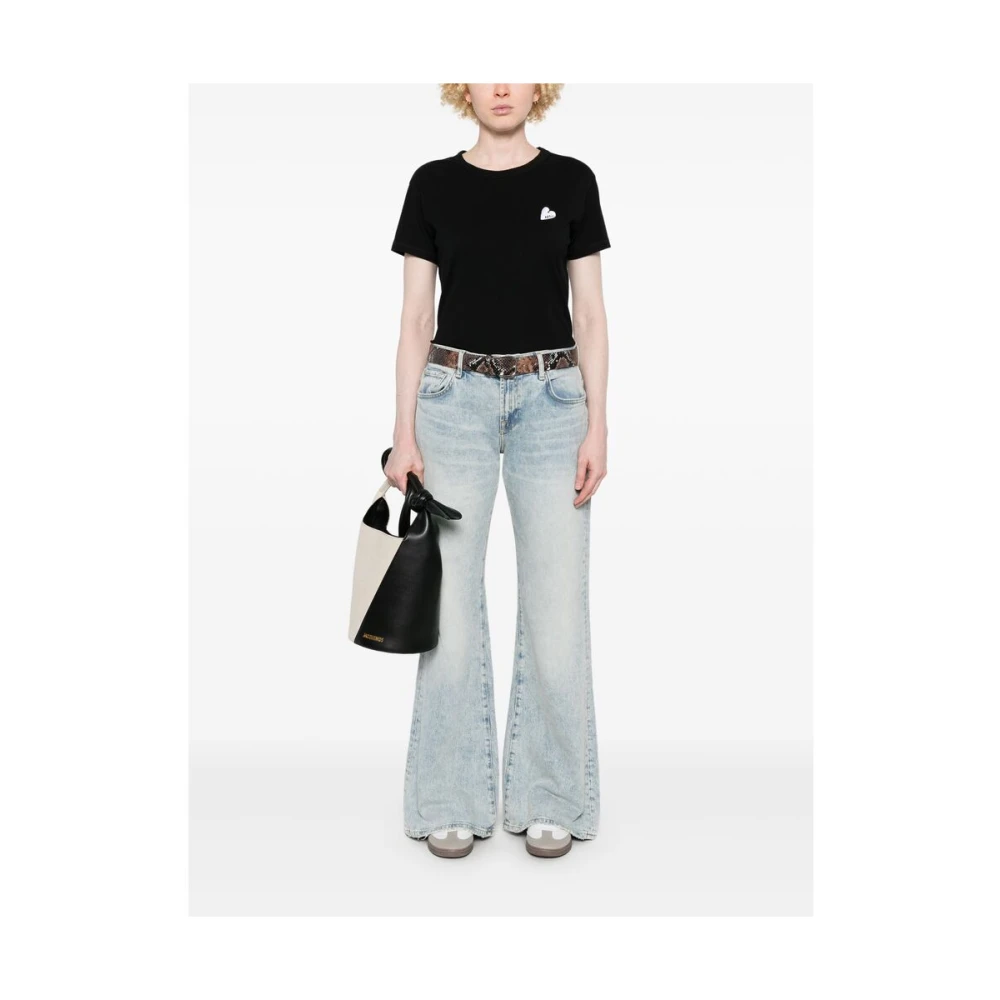 7 For All Mankind Wijde Jeans Denim Blue Dames