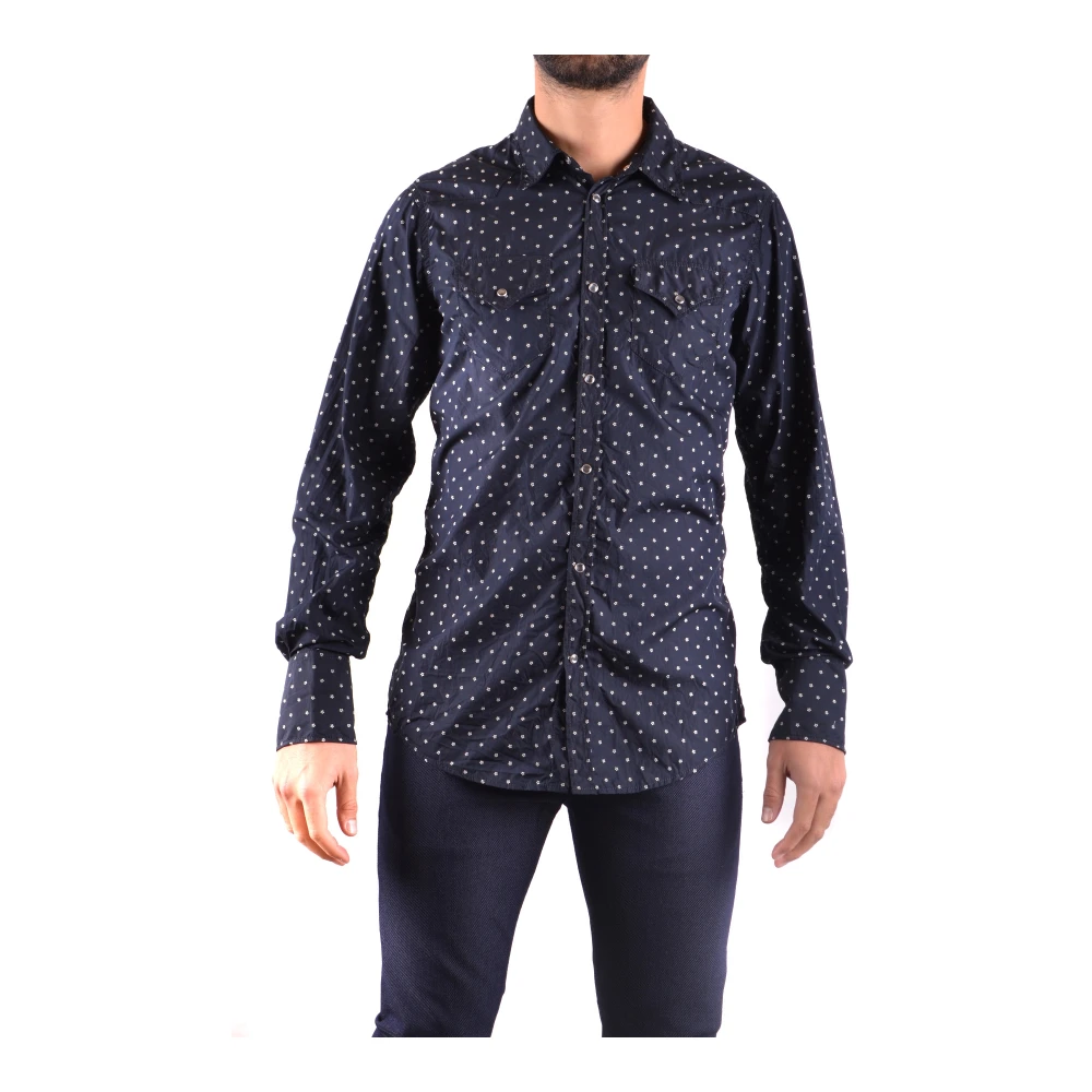 Dsquared2 Men's Blue Casual Cotton Shirt - Casual Shirts - L - Shirts