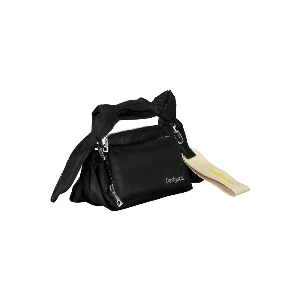 Desigual Zwarte Polyester Handtas met Verstelbare Schouderband Black Dames