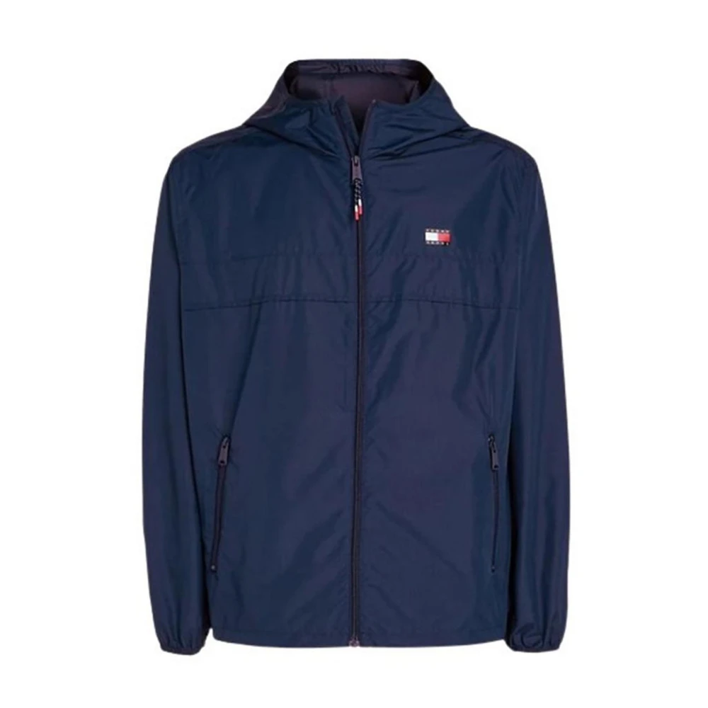 Tommy Jeans Herfst Winter Heren Polyester Jas Blue Heren