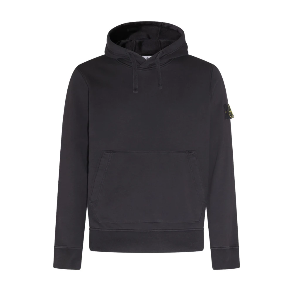 Stone Island Hoodies, Male, L, Jumpers Black