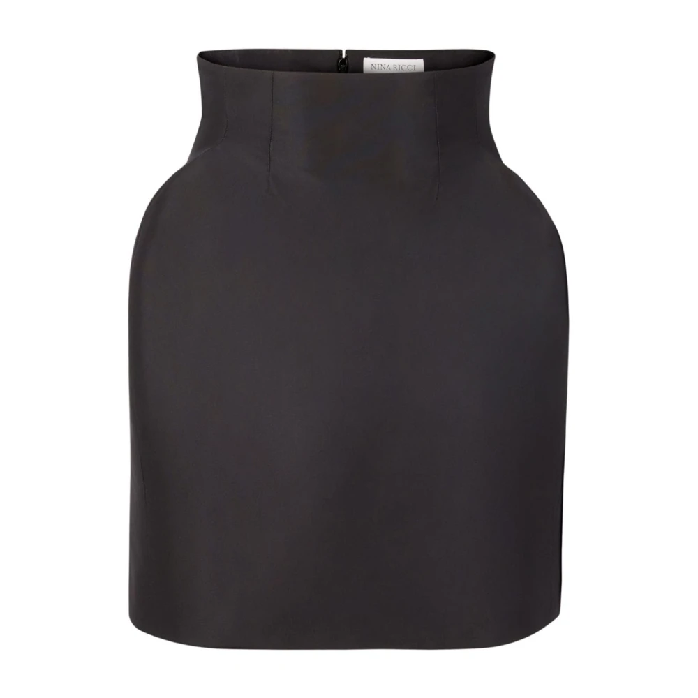 Nina Ricci Stijlvolle Mini Rok Jupe U9000 Black Dames