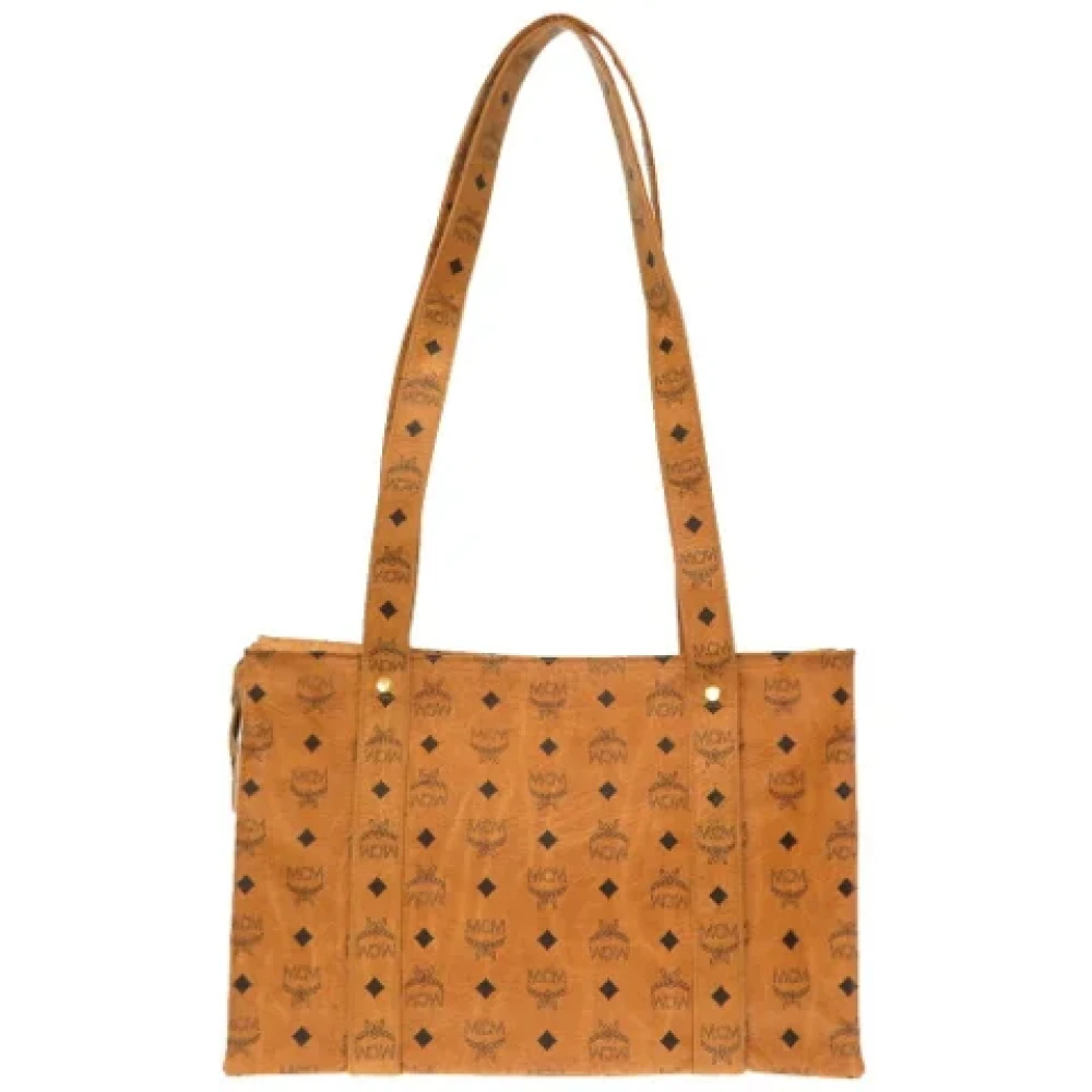MCM Pre-owned Fabric totes Brown Dames