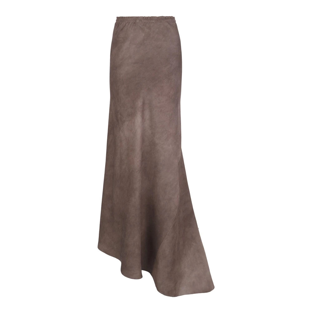 Cortana Opalo asymmetrische rok cacao geverfd Brown Dames