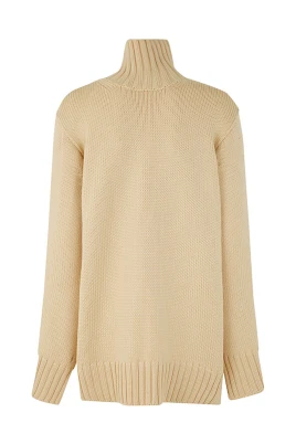 Pale Banana Turtleneck Sweater