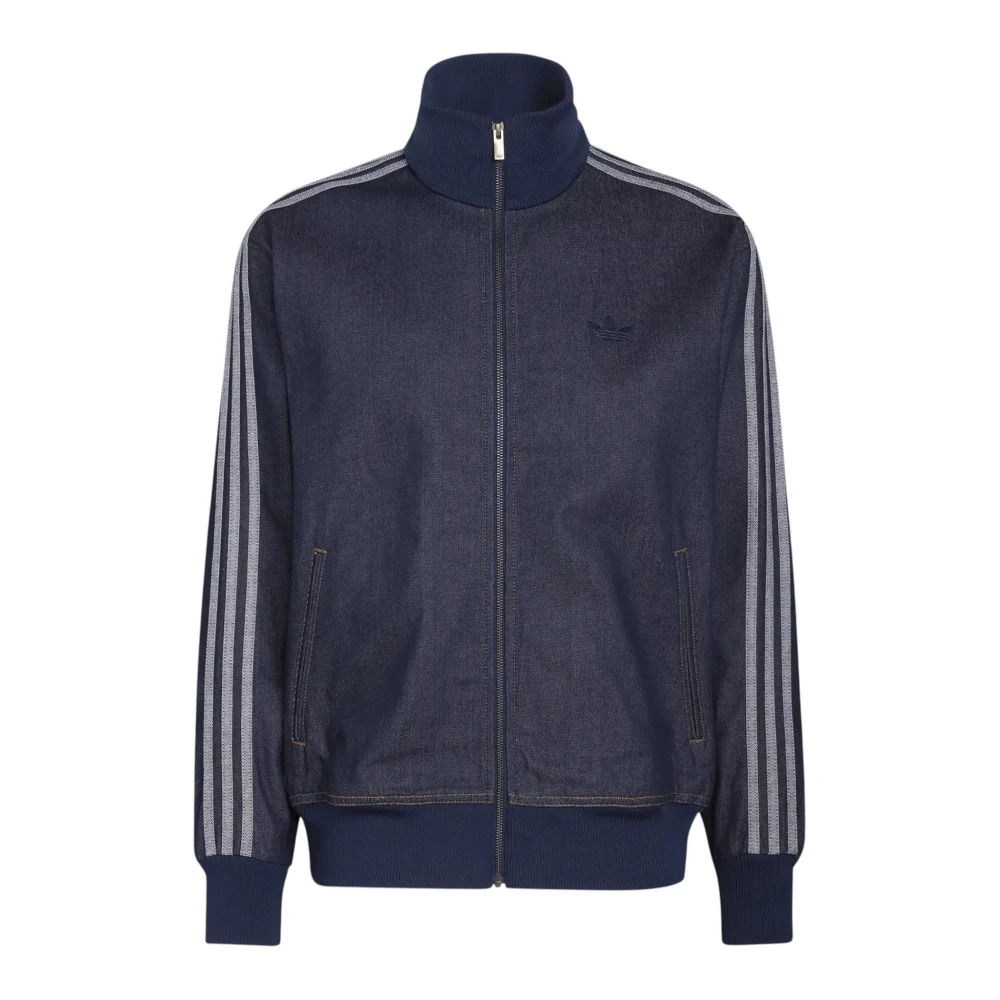 Adidas Originals Men's Adicolor Denim Firebird Track Top - Indigo Denim - M - Image 4