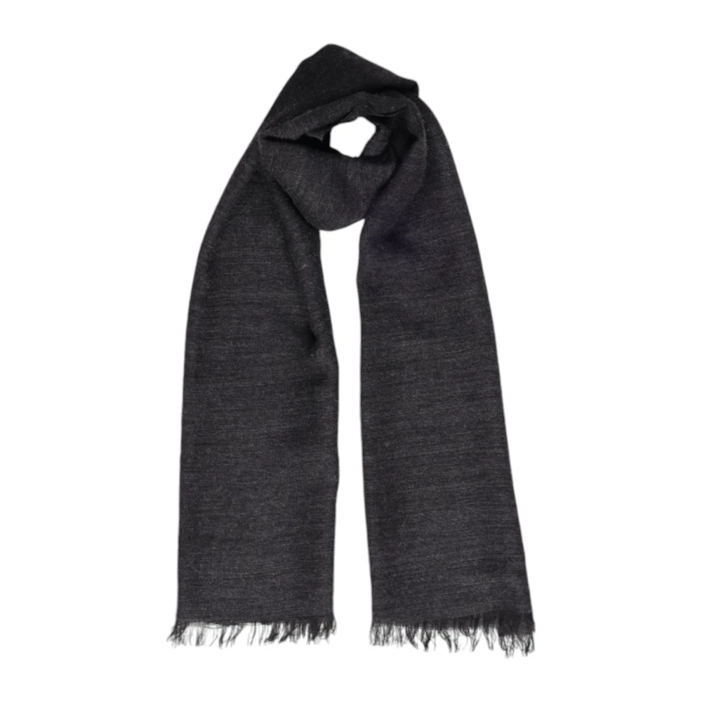 Alviero Martini 1a Classe Stijlvolle Grijze Wintersjaal Black Dames