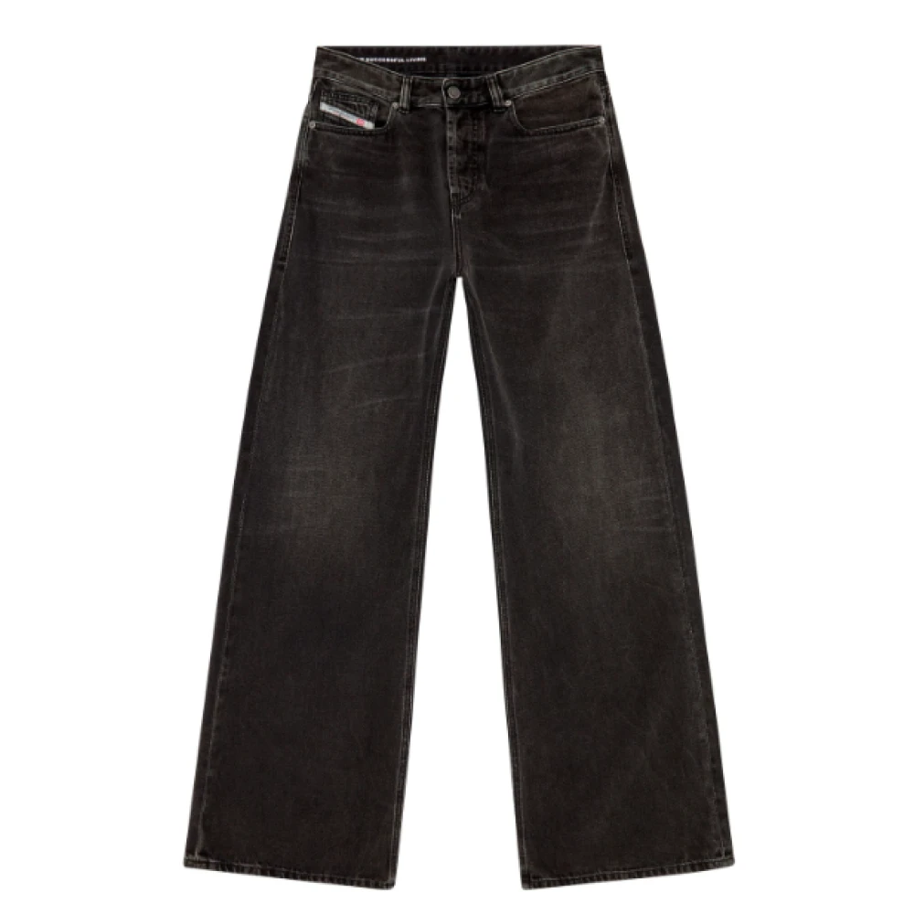 Diesel Vintage Zwarte Denim Broek Black Dames