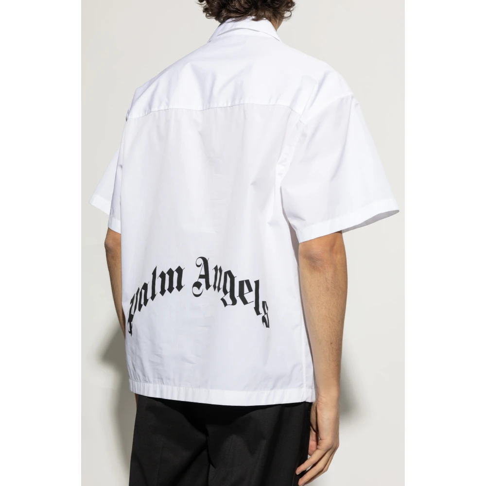 Palm Angels Overhemd met zak White Heren