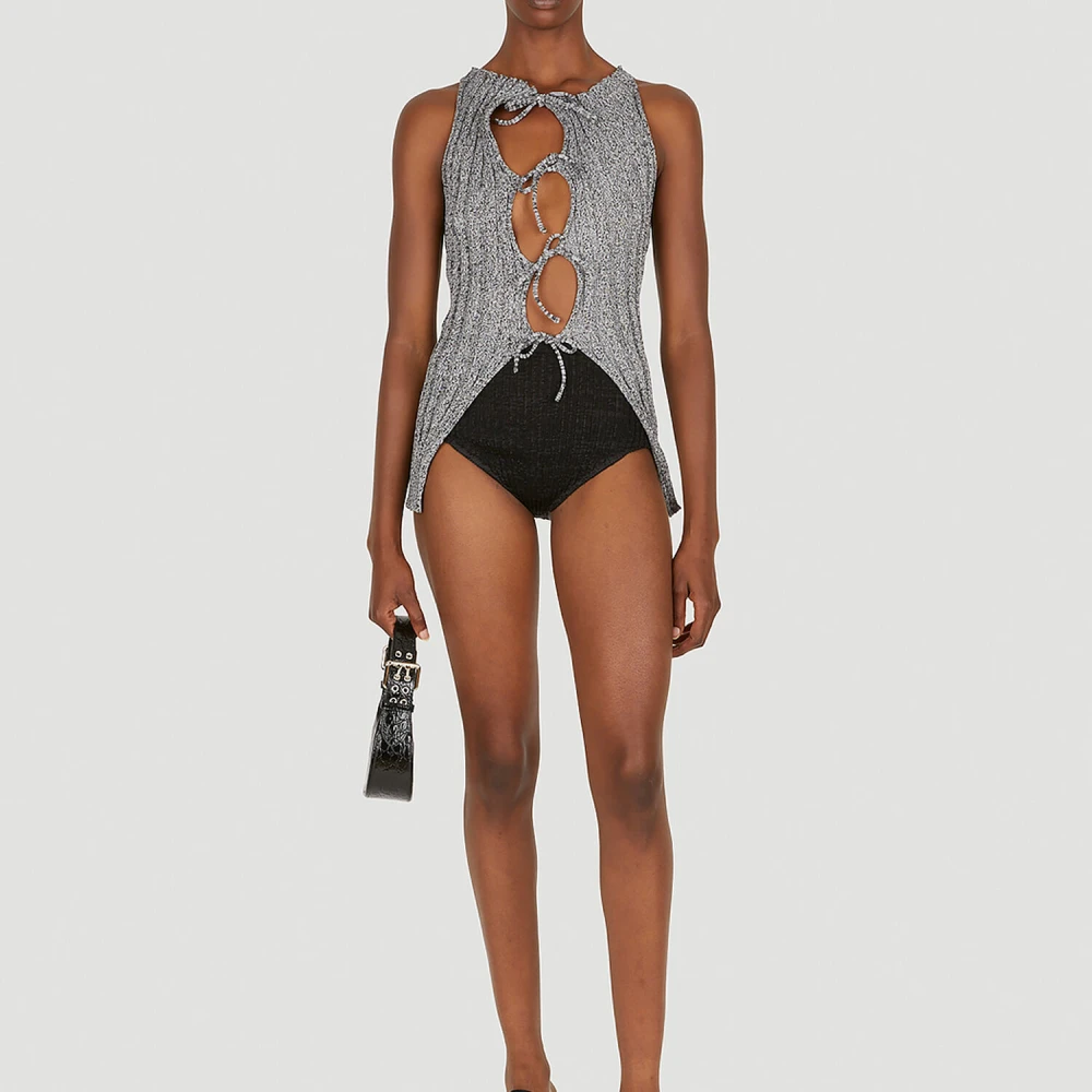 A. Roege Hove Moderne Gebreide Shorts Black Dames