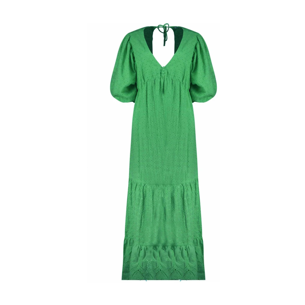 Harper & Yve Elegante Midi Jurk voor Vrouwen Green Dames