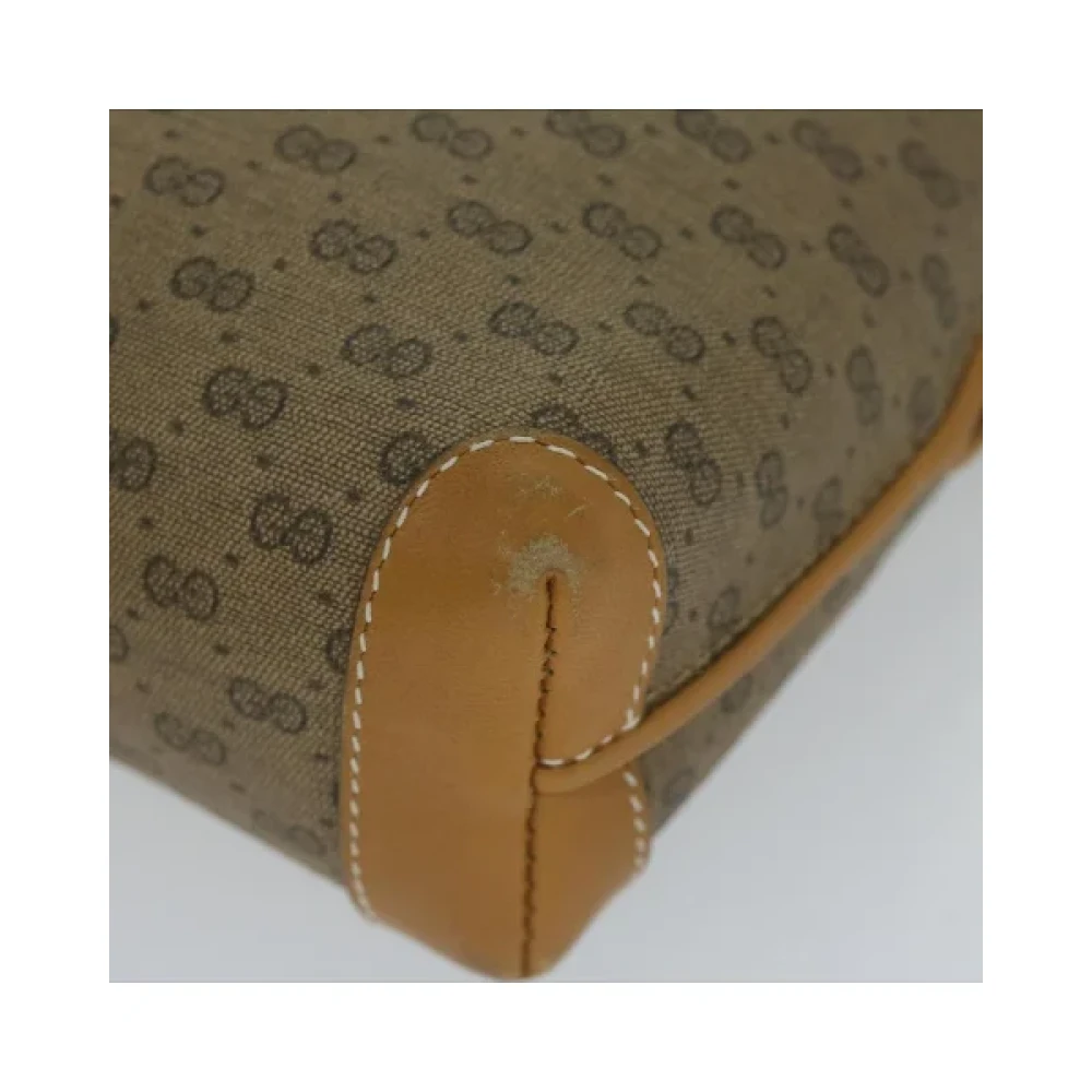 Gucci Vintage Pre-owned Leather gucci-bags Beige Dames