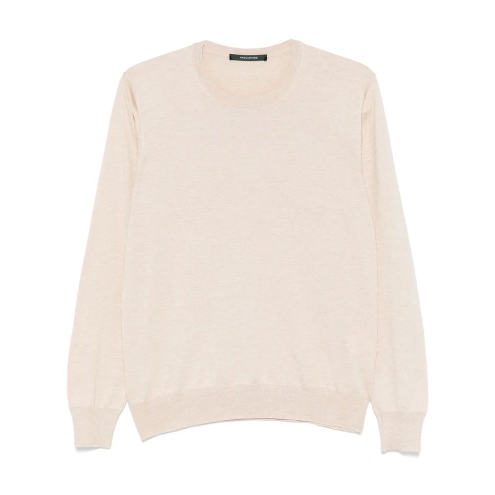 Tagliatore Sweaters Beige Heren