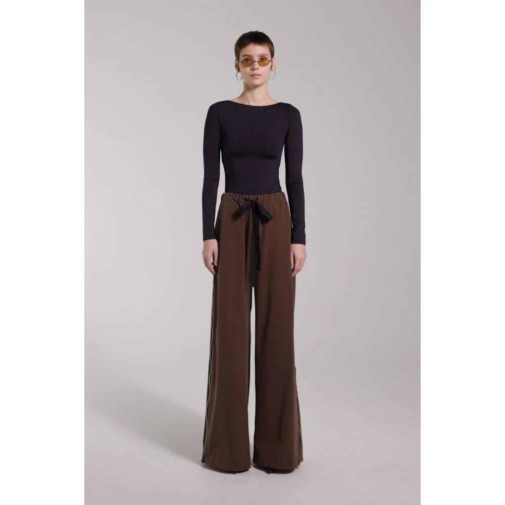 Stutterheim Waterdichte hoge taille regenbroek Brown Dames