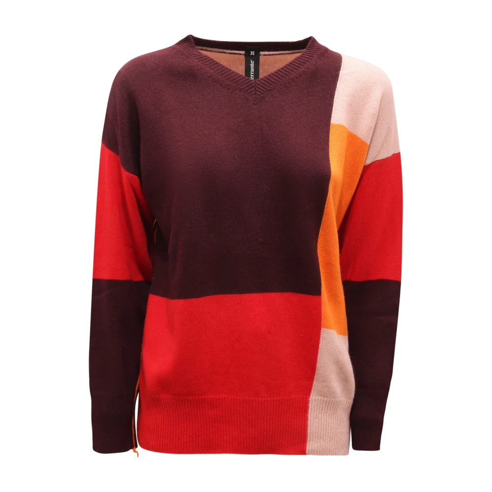 Knitwear > V-neck Knitwear - - Ferrante - Modalova