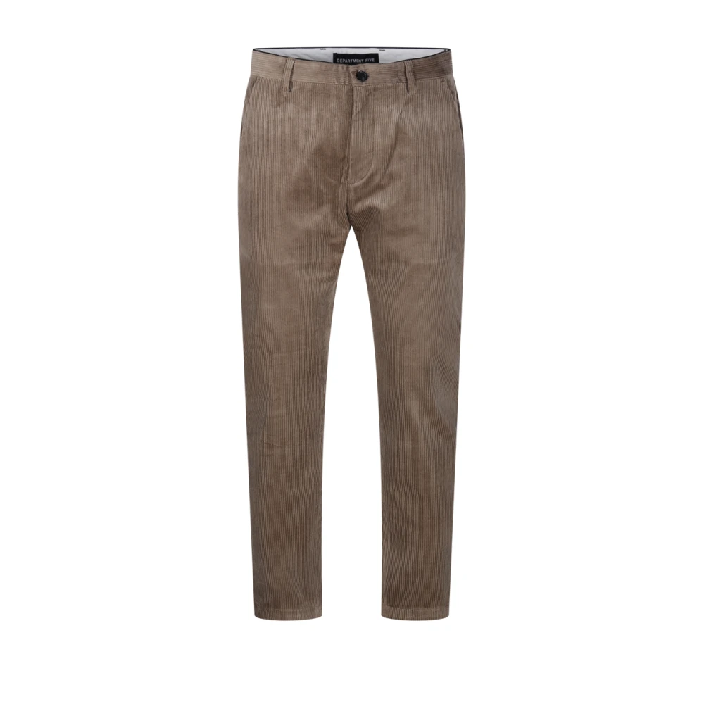 Department Five Chinos Crop Broek in Mastice Brown Heren