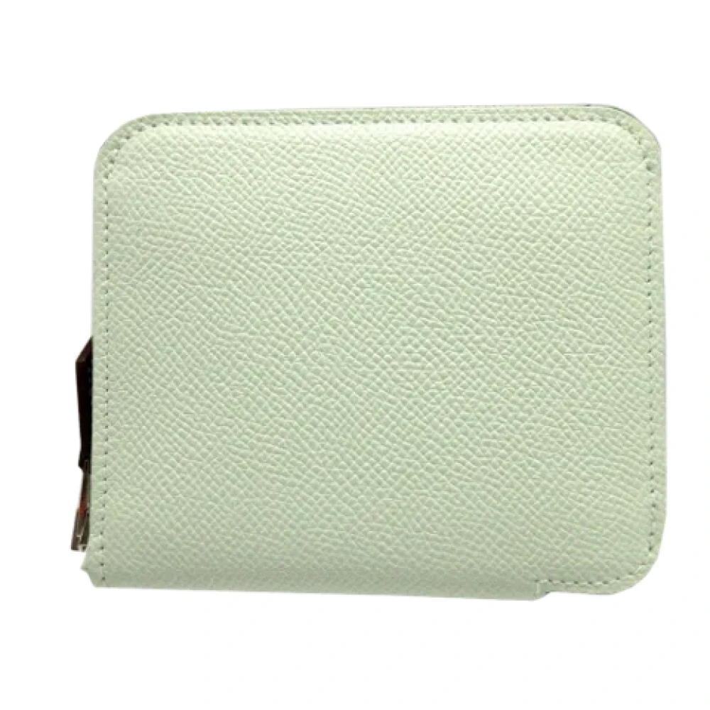 Hermès Vintage Pre-owned Leather wallets Green Dames