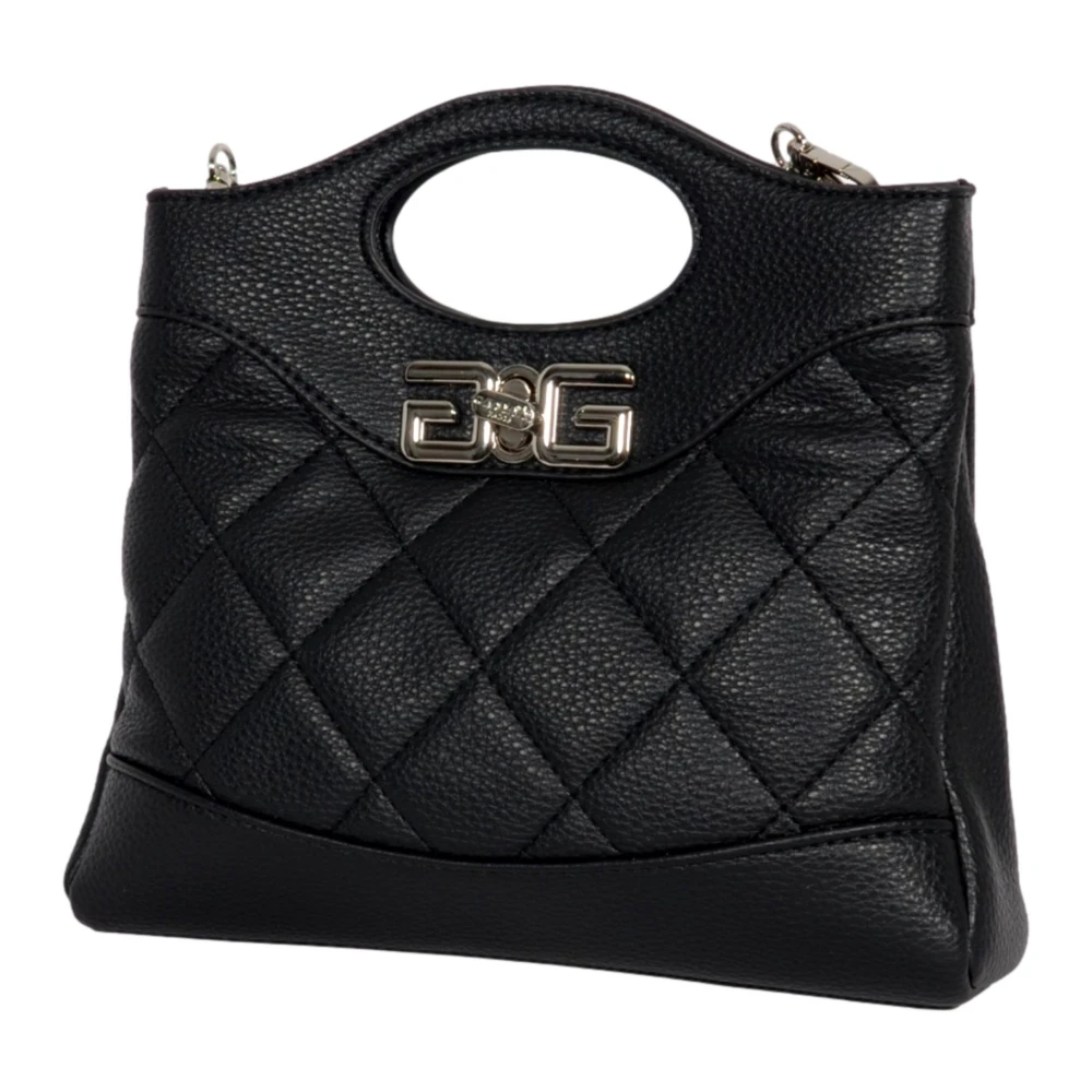 Gaëlle Paris Mini Gewatteerde Shopper Tas in Zwart Black Dames