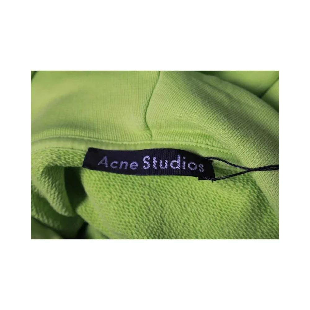 Acne Studios Pre-owned Cotton tops Green Dames