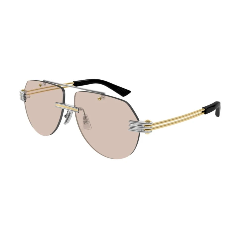 Bottega Veneta Unisex Pilot Sunglasses
