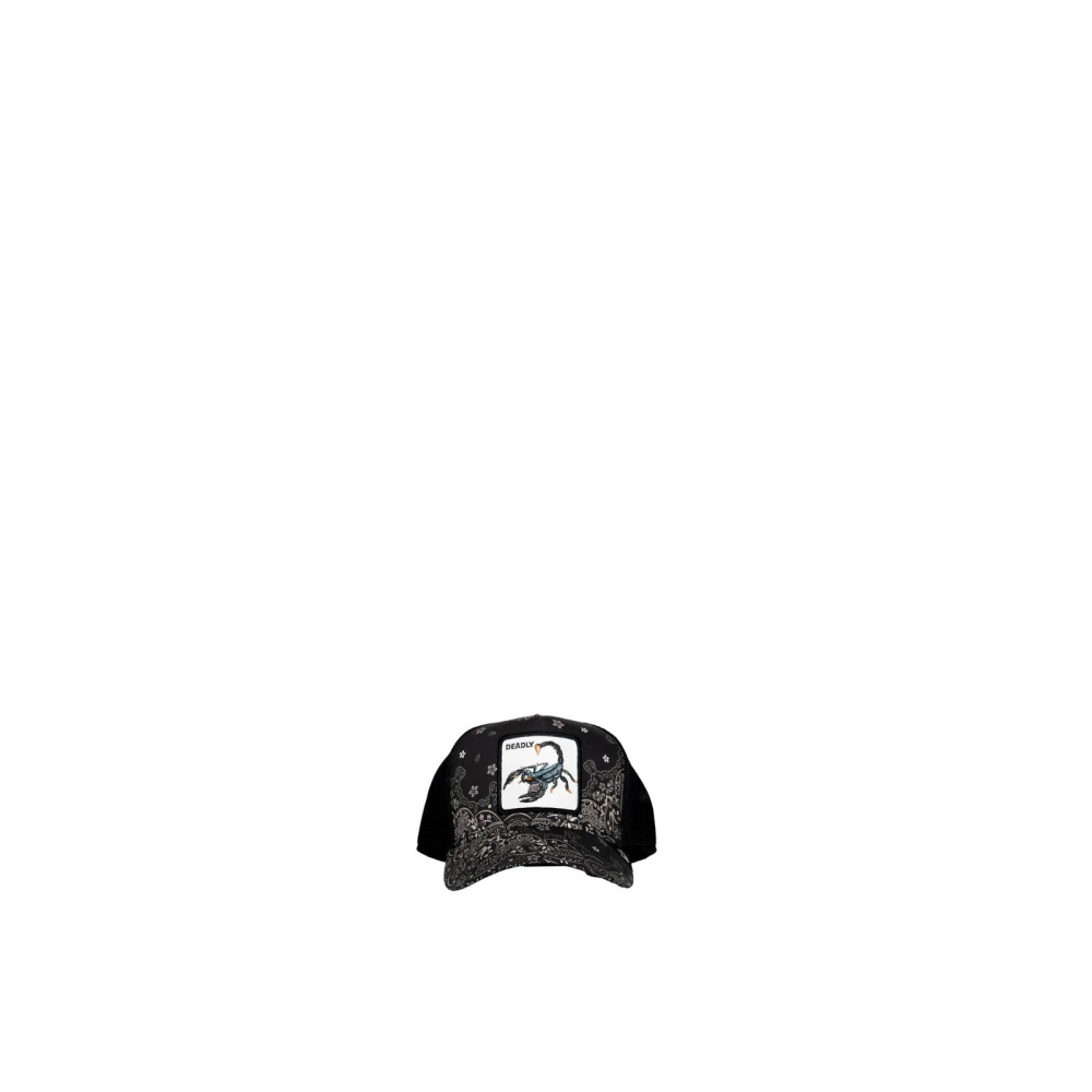 Goorin Bros Zwarte Paisley Print Pet Black Heren
