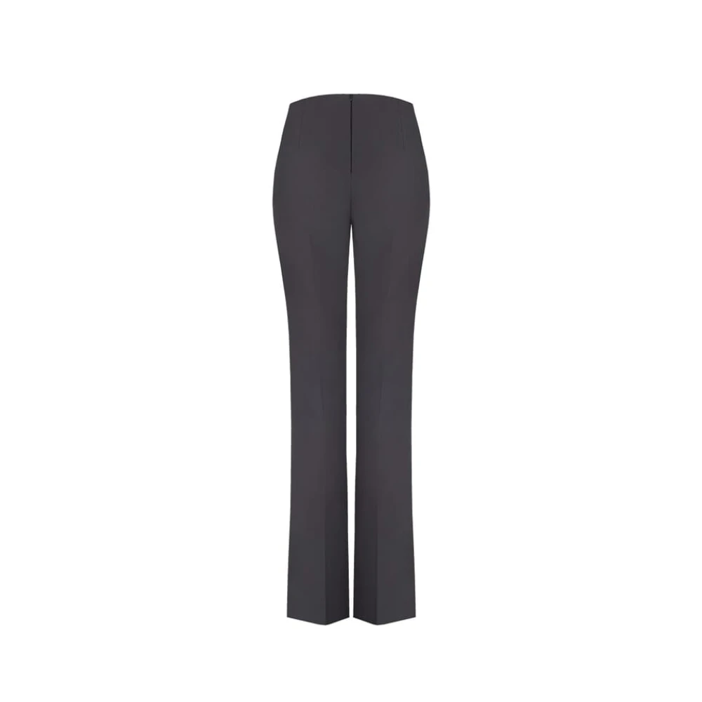 RINASCIMENTO Technische Stoffen Broek met Riem en Gesp Gray Dames