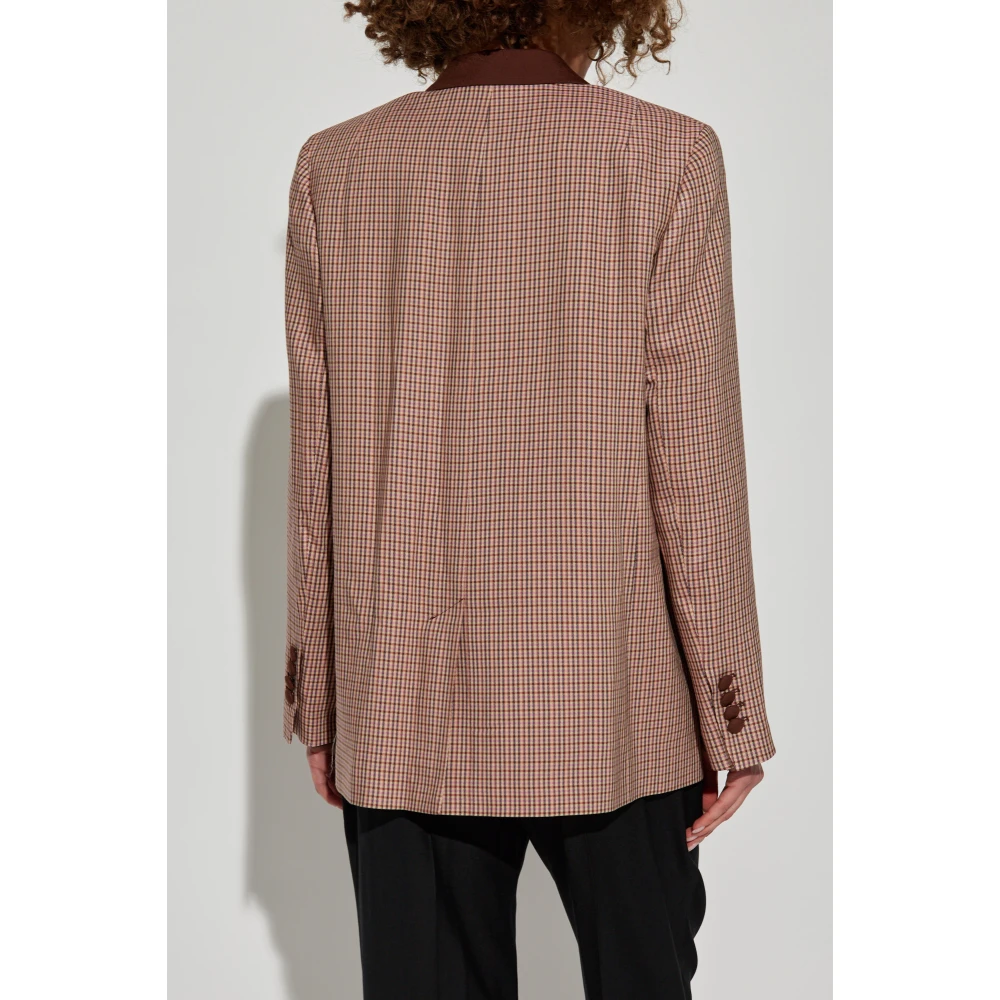 PS By Paul Smith Geruit patroon blazer Pink Dames