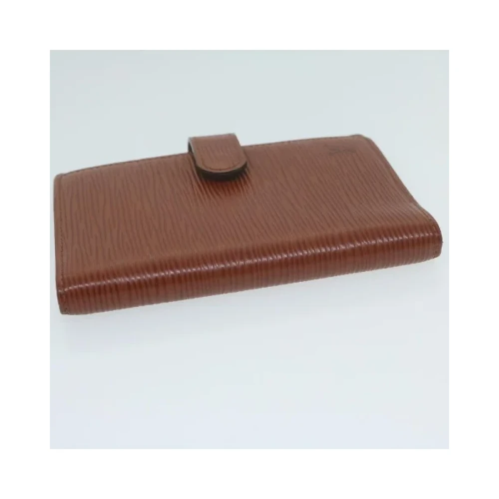 Louis Vuitton Vintage Pre-owned Leather home-office Brown Dames