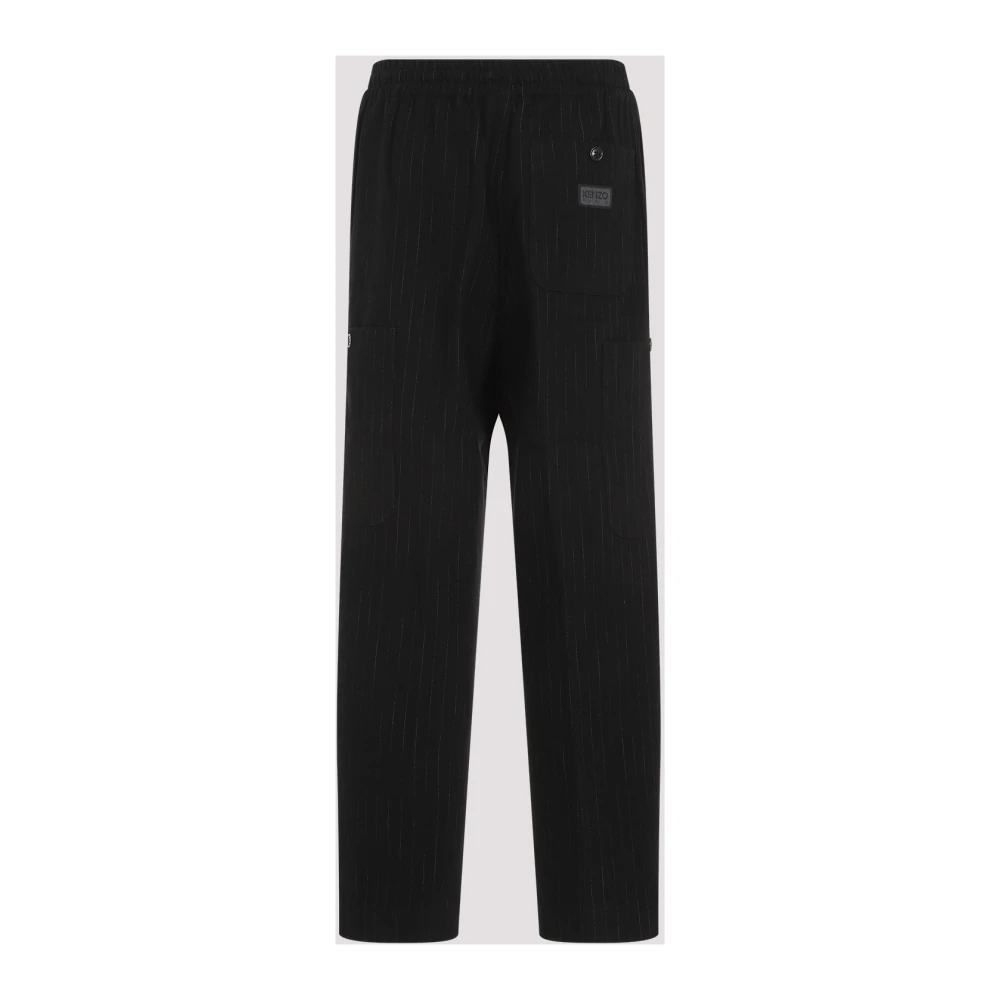 Kenzo Zwarte Broek voor Mannen Aw24 Black Heren