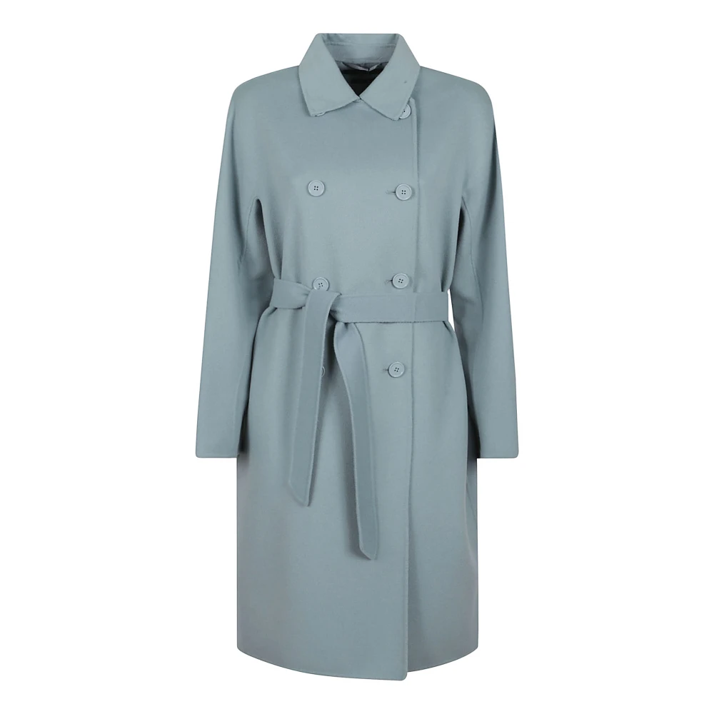 Max Mara Weekend Stijlvolle Avenue Coat voor vrouwen Green Dames