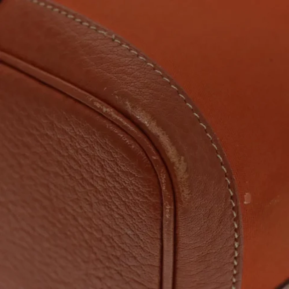 Hermès Vintage Pre-owned Canvas handbags Brown Dames