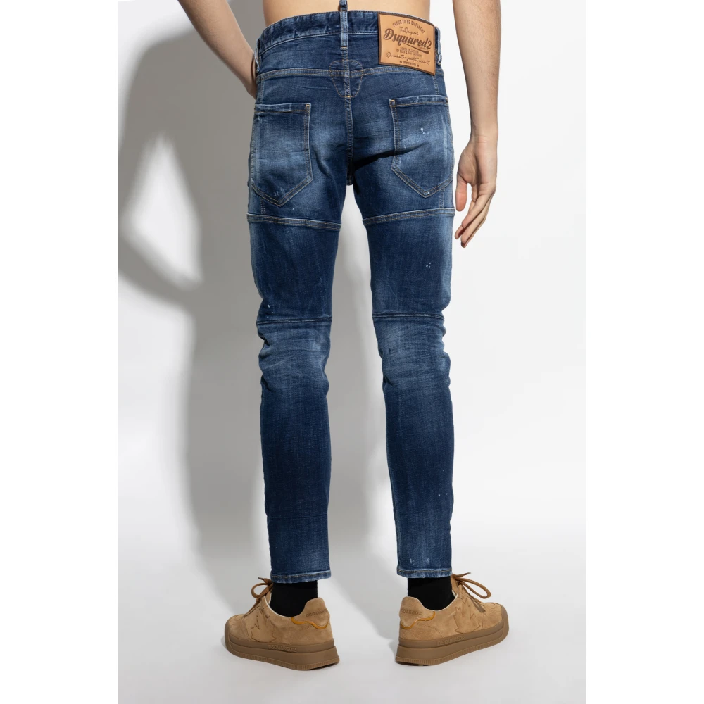 Dsquared2 Jeans Tidy Biker Blue Heren