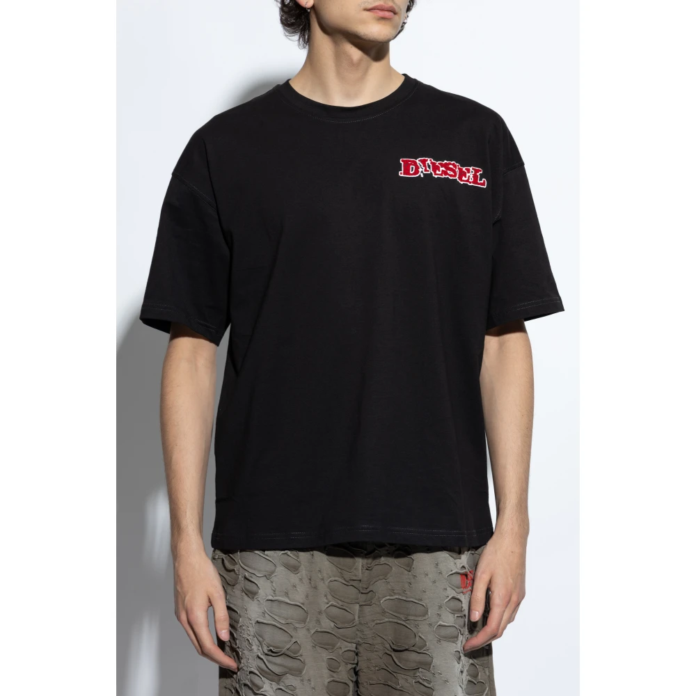 Diesel T-shirt T-Boxt-R20 Black Heren