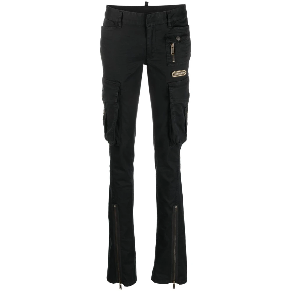 Dsquared2 Slim-fit Trousers Black Dames
