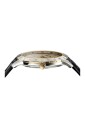 herrenuhr-schwarzes-leder-gold-silber-gmt