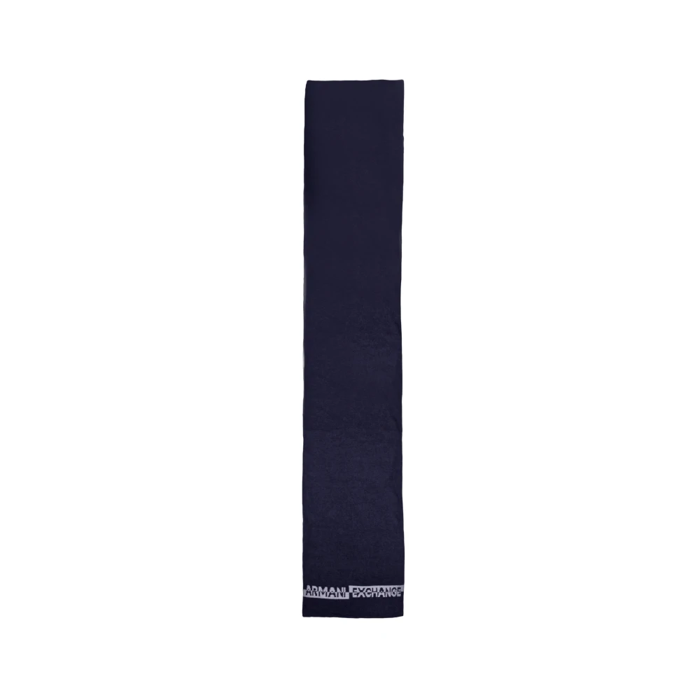 Armani Exchange Mannen Sjaals en Handschoenen Collectie Black Heren
